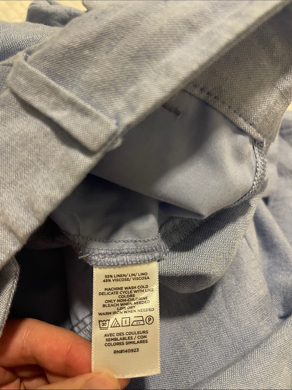 Loft wide leg linen trousers size 4P - Picture 4 of 4